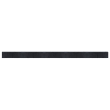 vidaXL Tapis rectangulaire Noir 60x1000 cm Bambou