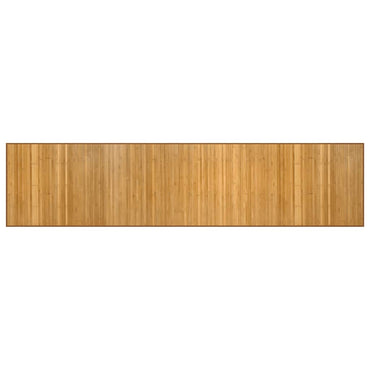 vidaXL Teppich Rechteckig Natur 70x300 cm Bambus