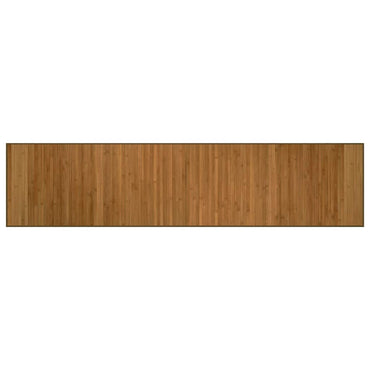 vidaXL Teppich Rechteckig Braun 70x300 cm Bambus