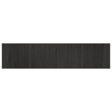 vidaXL Tapis rectangulaire gris 70x300 cm bambou