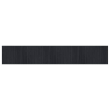 vidaXL Tapis rectangulaire noir 70x400 cm bambou
