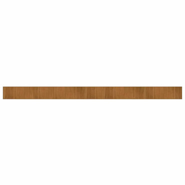 vidaXL Teppich Rechteckig Braun 70x1000 cm Bambus