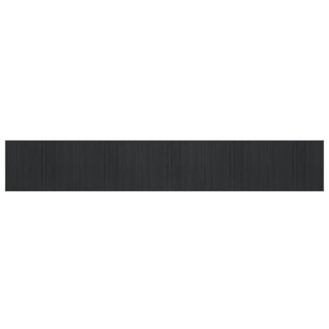 vidaXL Tapis rectangulaire Gris 80x500 cm Bambou