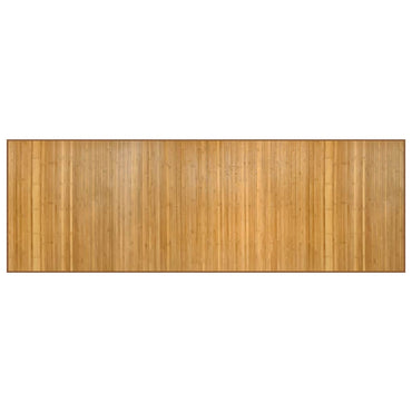 vidaXL Teppich Rechteckig Natur 100x300 cm Bambus