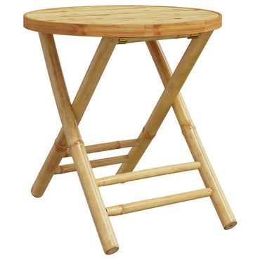 vidaXL Gartentisch Klappbar Ø45x45 cm Bambus