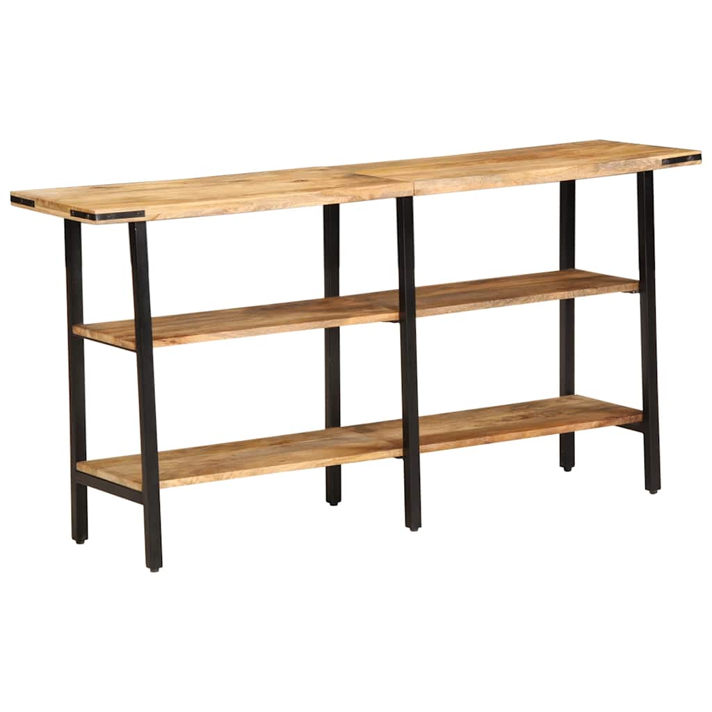 vidaXL Konsolentisch 140x35x70 cm Massivholz Mango
