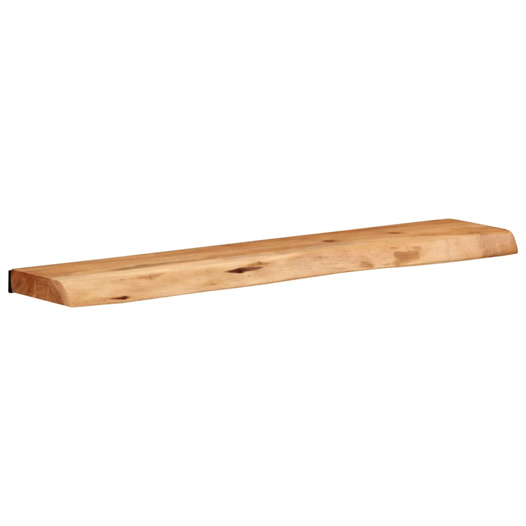 vidaXL Wandregale 2 Stk. 80x20x3,5 cm Massivholz Akazie