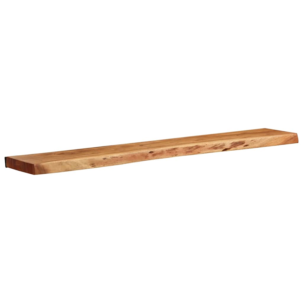 vidaXL Wandregale 2 Stk. 100x20x3,5 cm Massivholz Akazie