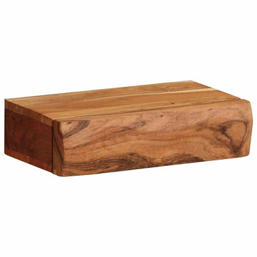 vidaXL Wandregale 2 Stk. 30x17x8 cm Massivholz Akazie