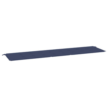 vidaXL Coussin de banc de jardin bleu marine 200x50x4 cm Tissu Oxford