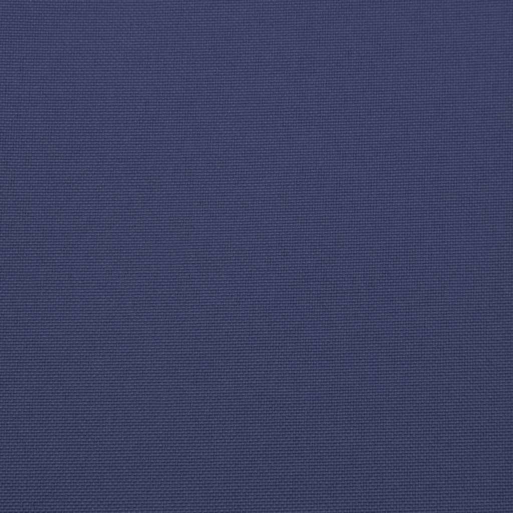 vidaXL Coussins de palette 2 pcs Bleu marine Tissu
