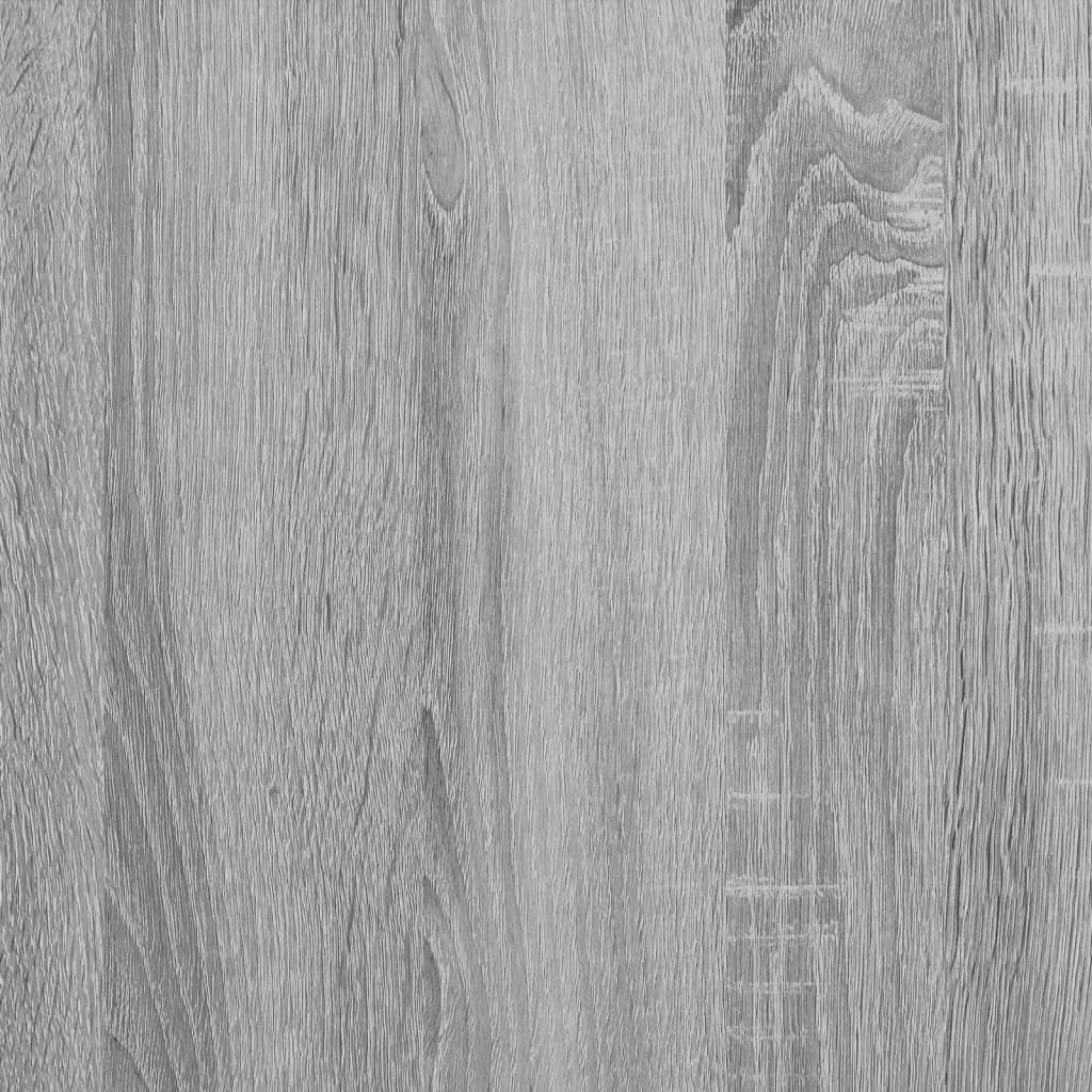 vidaXL Ensemble de meubles de salle de bain 3 pcs Gris Aggloméré Sonoma