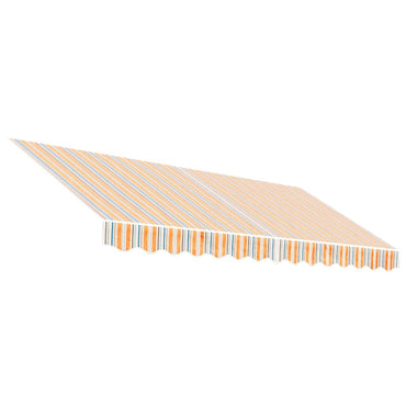 vidaXL Markisenbespannung Mehrfarbig Gestreift 3,5x2,5 m