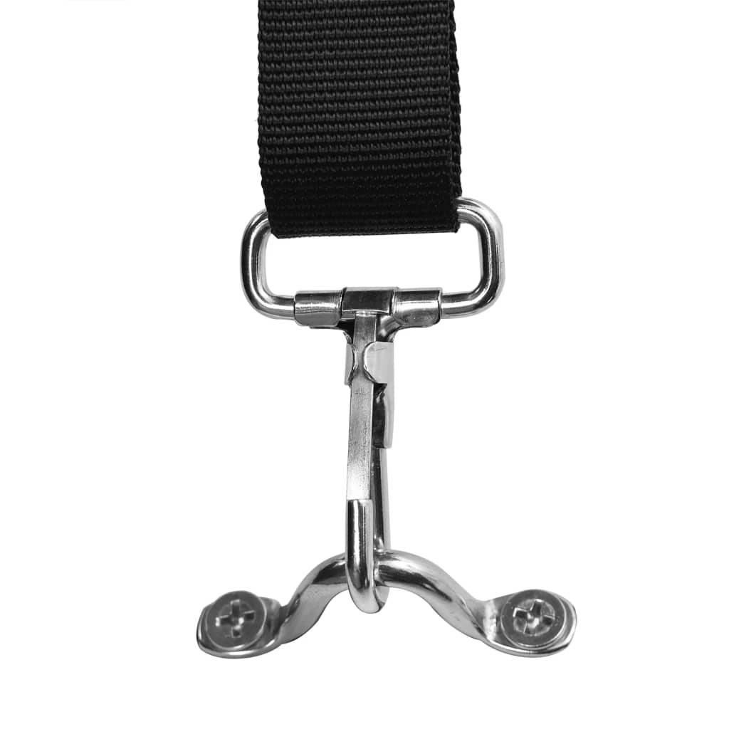 3-Bow Bimini-Top Grau 183x160x137 cm