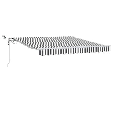 vidaXL Markise Automatisch mit LED Anthrazit & Weiß 300x250 cm