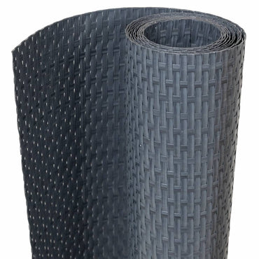 vidaXL Balkon-Sichtschutz Anthrazit 400x90 cm Poly Rattan