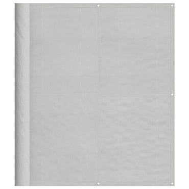 vidaXL Balkon-Sichtschutz Hellgrau 120x300 cm 100 % Polyester-Oxford