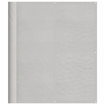 vidaXL Balkon-Sichtschutz Hellgrau 120x800 cm 100 % Polyester-Oxford