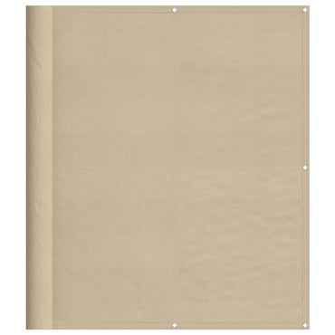 vidaXL Brise-vue de balcon beige 120x1000 cm 100 % polyester-Oxford