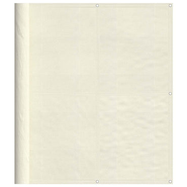 vidaXL Brise-vue de balcon crème 120x700 cm 100 % polyester Oxford