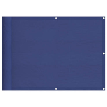 vidaXL Brise-vue de balcon bleu 75x1000 cm 100 % polyester-Oxford