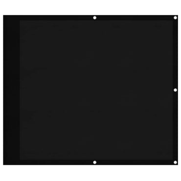 vidaXL Balkon-Sichtschutz Schwarz 90x700 cm 100 % Polyester-Oxford