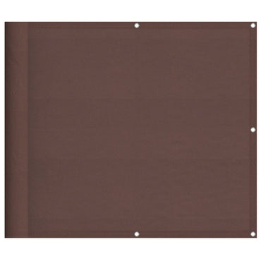 vidaXL Brise-vue de balcon marron 90x700 cm 100 % polyester Oxford