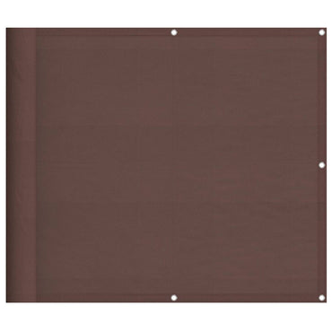 vidaXL Balkon-Sichtschutz Braun 90x1000 cm 100 % Polyester-Oxford