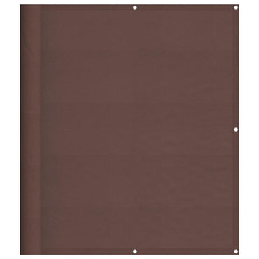 vidaXL Balkon-Sichtschutz Braun 120x1000 cm 100 % Polyester-Oxford