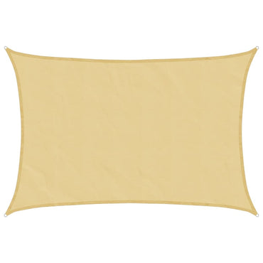 vidaXL Voile d'ombrage couleur sable 3x2 m 100 % polyester Oxford