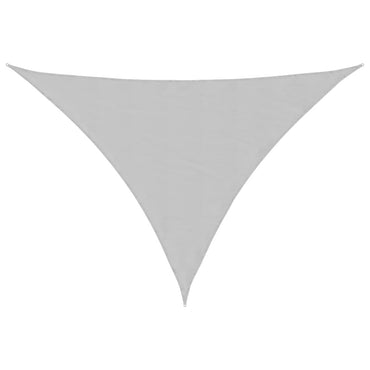 vidaXL Sonnensegel Hellgrau 7x5x5 m 100% Polyester Oxford