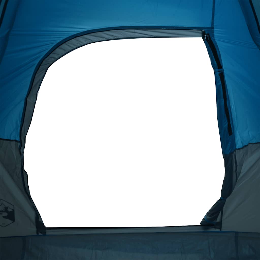 vidaXL Kuppel-Familienzelt 9 Personen Blau Wasserdicht