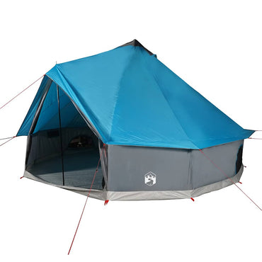 vidaXL Tipi-Familienzelt 12 Personen Blau Wasserdicht
