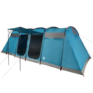 vidaXL Tente tunnel familiale 8 personnes Bleu Imperméable