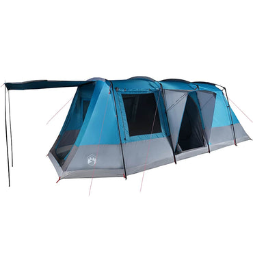 vidaXL Tente tunnel 4 personnes bleue Imperméable