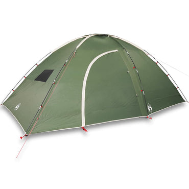 vidaXL Campingzelt 8 Personen Grün Wasserdicht