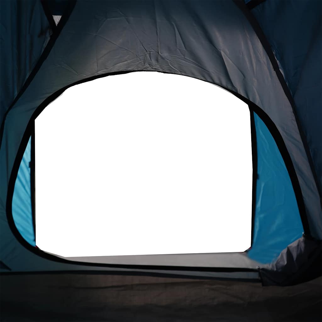 vidaXL Kuppel-Campingzelt 4 Personen Blau Wasserdicht