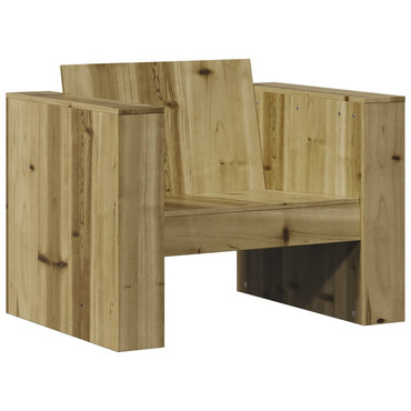 vidaXL Fauteuil de jardin 79x60x62 cm Pin imprégné