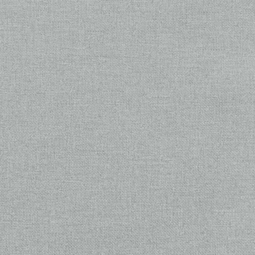 vidaXL Niedriglehner-Auflagen 2 Stk. Melange Hellgrau 100x50x4cm Stoff