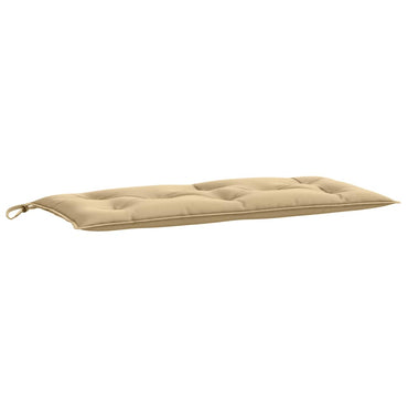 vidaXL Coussin de banc de jardin mélangé beige 100x50x7 cm Tissu
