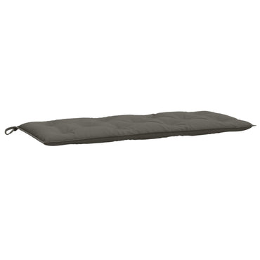 vidaXL Coussin de banc de jardin chiné gris foncé 120x50x7 cm Tissu
