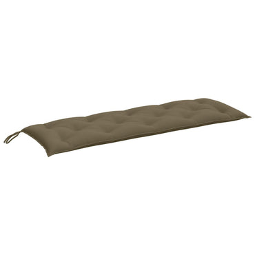 vidaXL Coussin de banc de jardin Melange Taupe 150x50x7 cm Tissu