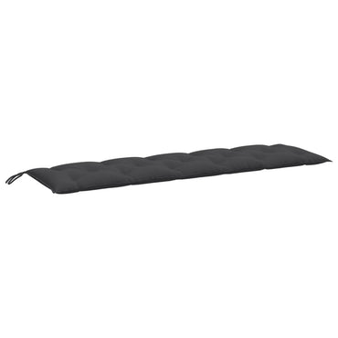vidaXL Coussin pour banc de jardin mélangé anthracite 180x50x7 cm Tissu