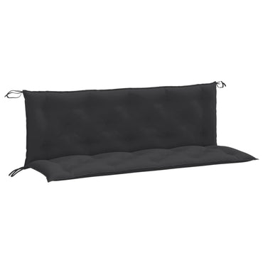 vidaXL Coussins de banc de jardin 2 pcs Mélange anthracite 150x50x7 cm Tissu