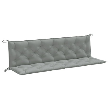 vidaXL Gartenbank-Auflagen 2 Stk. Melange Hellgrau 200x50x7 cm Stoff