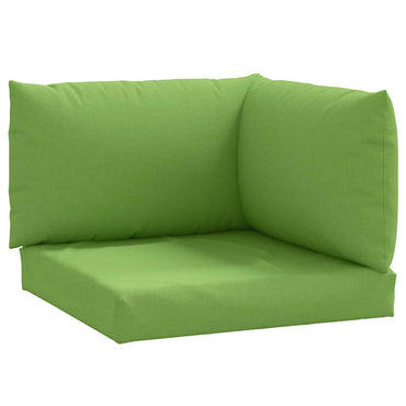 vidaXL Coussins de palette 3 pcs. Tissu vert mélangé