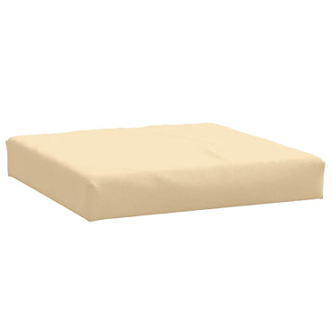 vidaXL Palettenkissen Melange Beige 60x60x9,5 cm Stoff