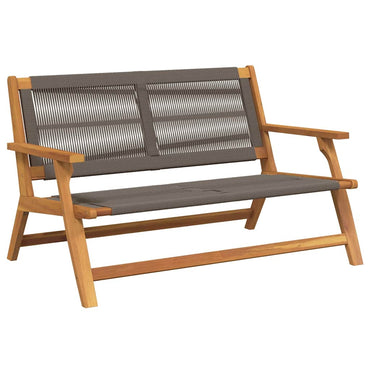 vidaXL gartenmöbel Grau 122 x 78 x 73 cm Massivholz Akazie