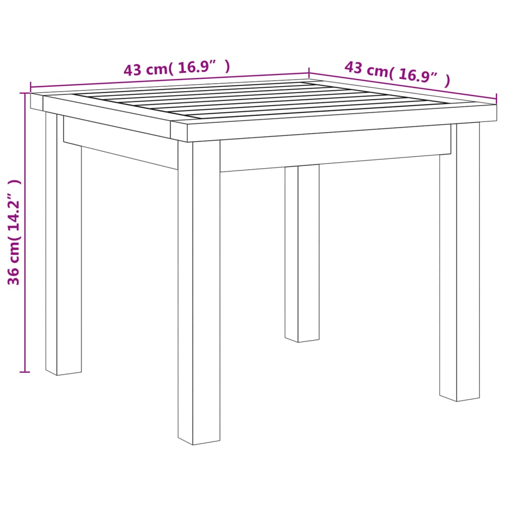 vidaXL Ensemble bistro 3 pcs. Noir Rotin PE et Bois d'acacia