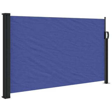 vidaXL Seitenmarkise Ausziehbar Blau 117x300 cm